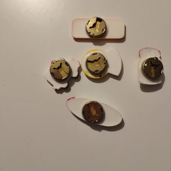 Nursing Themed Pin Set With Cute Designs & Gold-Tone Brooch-LIKE NEW - Picture 6 of 7